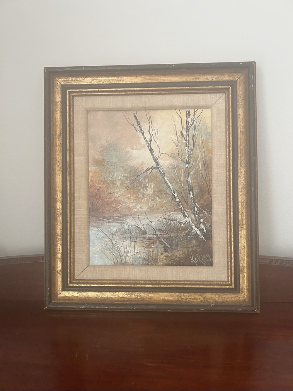 Vintage J. C. Koreny Oil Painting - Framed Canadian Landscape